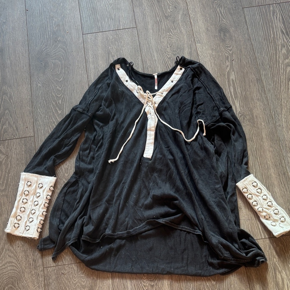 Women’s free people long sleeve blouse
